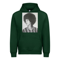 Forest Green angela davis speaking Urban Hoodie - artisFamous