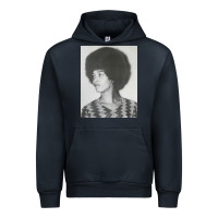 Navy angela davis speaking Urban Hoodie - artisFamous