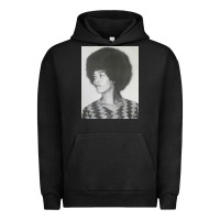 Pigment Black angela davis speaking Urban Hoodie - artisFamous