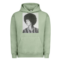 Pigment Oil Green angela davis speaking Urban Hoodie - artisFamous