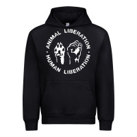 Black animal liberation Urban Hoodie - artisFamous