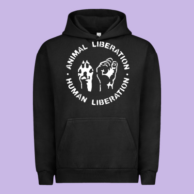 Animal Liberation Urban Hoodie Designed By Artisfamous