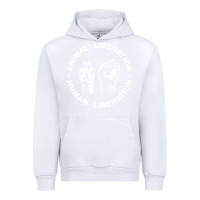 White animal liberation Urban Hoodie - artisFamous