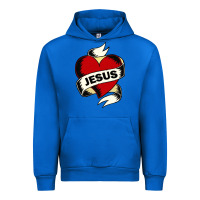 Cobalt jesus love Urban Hoodie - artisFamous