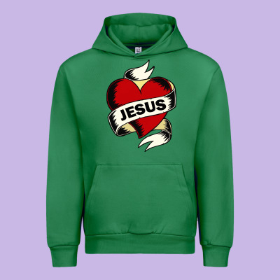 Jesus Love Urban Hoodie Designed By Artisfamous