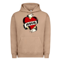 Pigment Burro jesus love Urban Hoodie - artisFamous