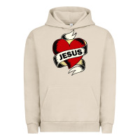 Pigment French Oak jesus love Urban Hoodie - artisFamous