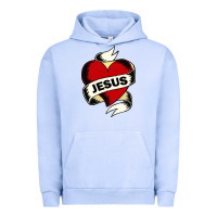 Pigment Grape Ice jesus love Urban Hoodie - artisFamous