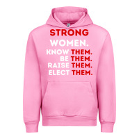 Fuchsia Pink strong women know them be them Urban Hoodie - artisFamous