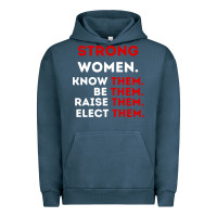 Pigment Midnight Navy strong women know them be them Urban Hoodie - artisFamous