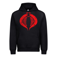 Black vintage cobra symbol Urban Hoodie - artisFamous