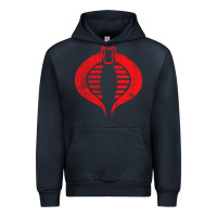 Navy vintage cobra symbol Urban Hoodie - artisFamous