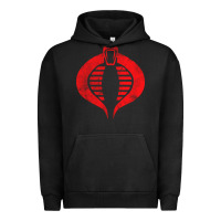 Pigment Black vintage cobra symbol Urban Hoodie - artisFamous