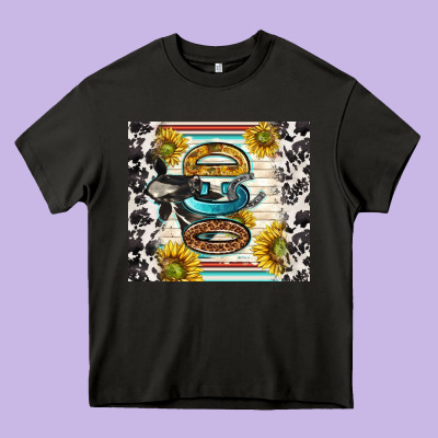 Ocd With Cow Heavy Core Tee Designed By Tumblerdesignbyshophia