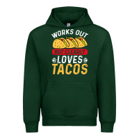 Forest Green tacos work out gym gift classic Urban Hoodie - artisFamous