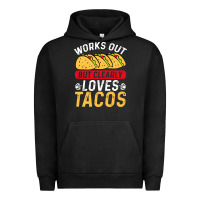 Pigment Black tacos work out gym gift classic Urban Hoodie - artisFamous