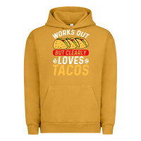 Pigment Peanut Butter tacos work out gym gift classic Urban Hoodie - artisFamous