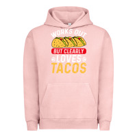 Pigment Salmon tacos work out gym gift classic Urban Hoodie - artisFamous