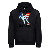 Black taekwondo sport art Urban Hoodie - artisFamous