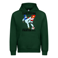 Forest Green taekwondo sport art Urban Hoodie - artisFamous