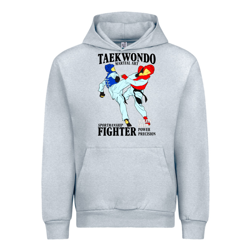 Taekwondo Sport Art Urban Hoodie by artisFamous | Teevron