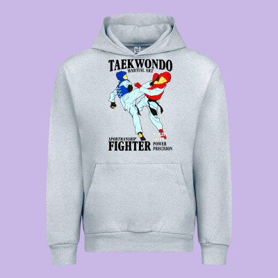 Taekwondo Sport Art Urban Hoodie Designed By Artisfamous