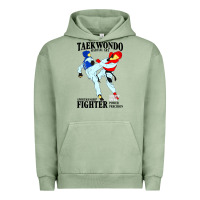 Pigment Oil Green taekwondo sport art Urban Hoodie - artisFamous