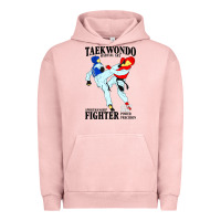 Pigment Salmon taekwondo sport art Urban Hoodie - artisFamous