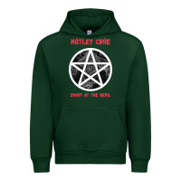 Forest Green shout at the devil Urban Hoodie - artisFamous