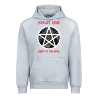Heather Grey shout at the devil Urban Hoodie - artisFamous