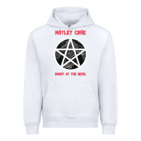 White shout at the devil Urban Hoodie - artisFamous