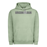 Pigment Oil Green Ironman Urban Hoodie - artisFamous