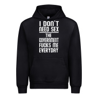Black the government fucks me everyday Urban Hoodie - artisFamous