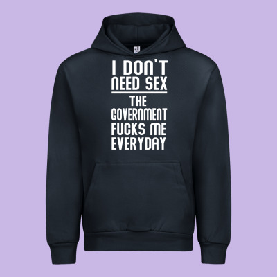 The Government Fucks Me Everyday Urban Hoodie Designed By Artisfamous