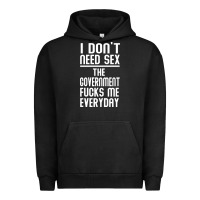 Pigment Black the government fucks me everyday Urban Hoodie - artisFamous