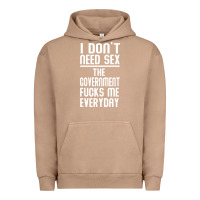 Pigment Burro the government fucks me everyday Urban Hoodie - artisFamous