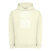 Pigment Pistachio the government fucks me everyday Urban Hoodie - artisFamous
