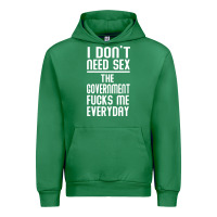 Emerald the government fucks me everyday Urban Hoodie - artisFamous