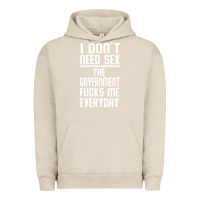 Pigment French Oak the government fucks me everyday Urban Hoodie - artisFamous