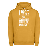 Pigment Peanut Butter the government fucks me everyday Urban Hoodie - artisFamous