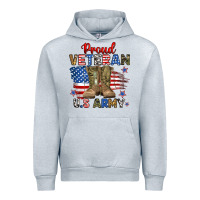 Heather Grey proud veteran u.s army Urban Hoodie - RanaPortraitStore