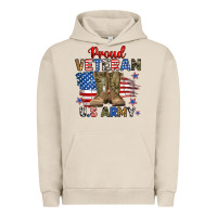 Pigment French Oak proud veteran u.s army Urban Hoodie - RanaPortraitStore