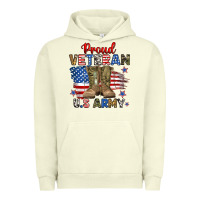 Pigment Pistachio proud veteran u.s army Urban Hoodie - RanaPortraitStore
