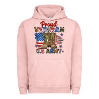 Pigment Salmon proud veteran u.s army Urban Hoodie - RanaPortraitStore