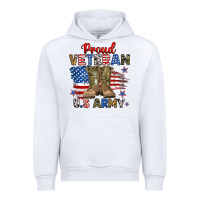 White proud veteran u.s army Urban Hoodie - RanaPortraitStore