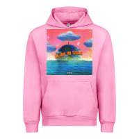 Fuchsia Pink lil tecca - we love you tecca 2 Urban Hoodie - artisFamous