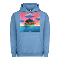 Pigment Pebble Blue lil tecca - we love you tecca 2 Urban Hoodie - artisFamous