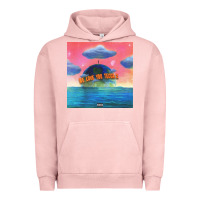 Pigment Salmon lil tecca - we love you tecca 2 Urban Hoodie - artisFamous