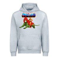 Heather Grey he man and battle cat Urban Hoodie - artisFamous