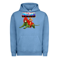Pigment Pebble Blue he man and battle cat Urban Hoodie - artisFamous